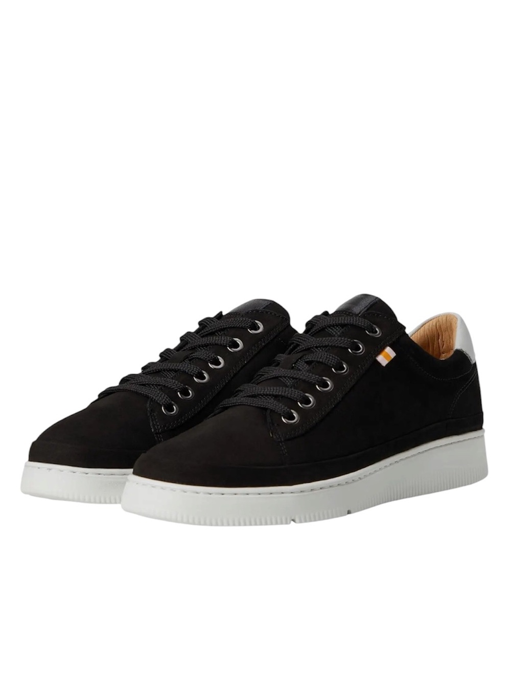 Samuel Hubbard Featherlight Laguna Sport Black Suede Leather Sneakers Size 8.5 W